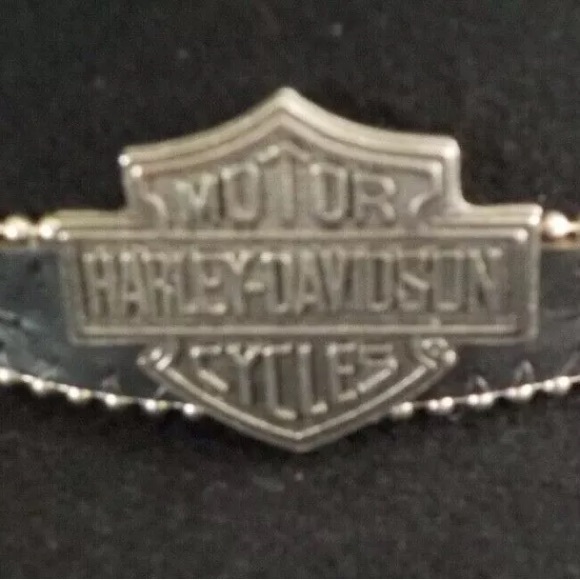 Harley Davidson Vintage 1990 Felt Wool Black Cowboy/ Western Hat Size Medium - Picture 8 of 9